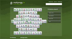 Desktop Screenshot of mahjongg.in